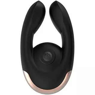 Shots Toys Elegance Dual Motor Clitoral Stimulator Fancy, Black Shots Toys Elegance Dual Motor Clitoral Stimulator Fancy, Black