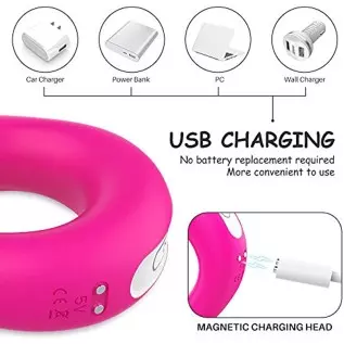 Fantasy Lover Rechargeable Clitoral and G-Spot Vibrator Couples Vibrator with 9 Powerful Vibrations Adult Sex Toy for Women Solo