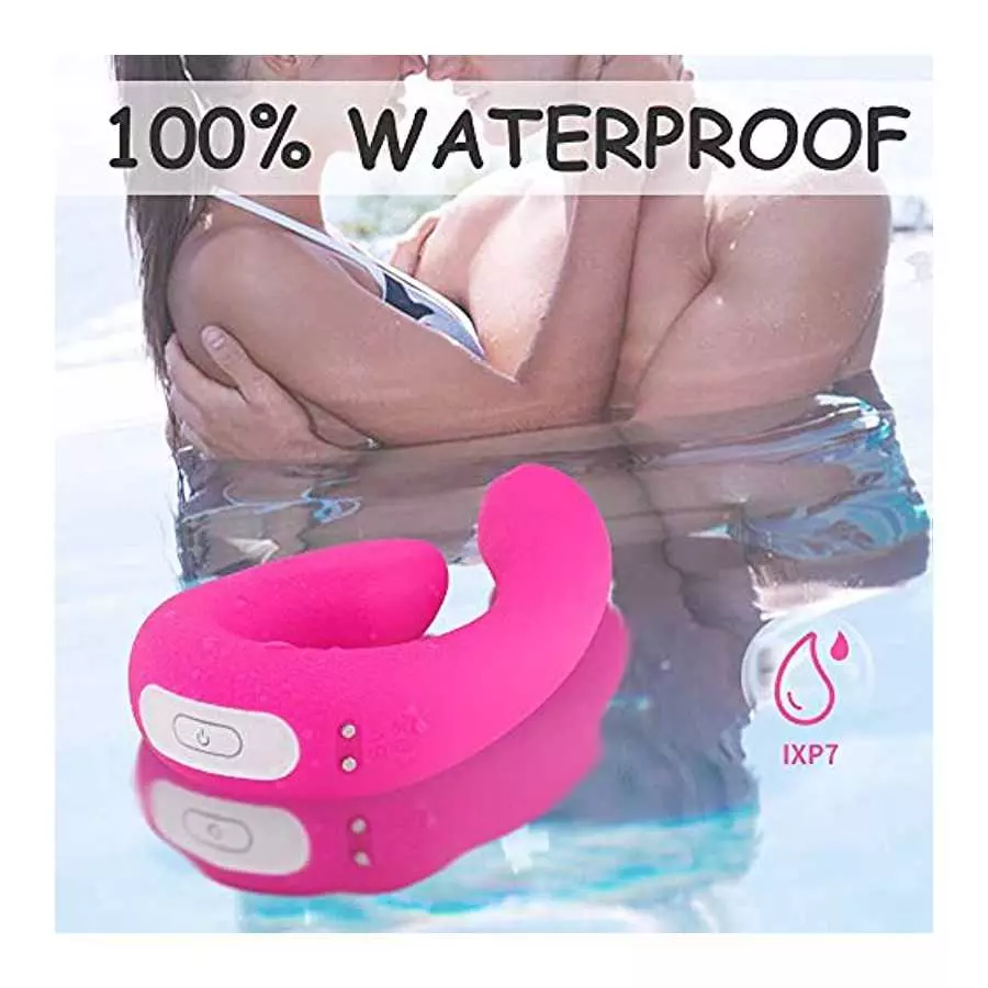 Fantasy Lover Rechargeable Clitoral and G-Spot Vibrator Couples Vibrator with 9 Powerful Vibrations Adult Sex Toy for Women Solo