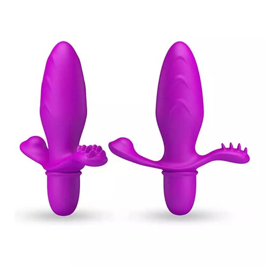 LeLuv Anal Plug Vibrator 10 Mode Smooth Silicone LeLuv Anal Plug Vibrator 10 Mode Smooth Silicone