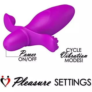 LeLuv Anal Plug Vibrator 10 Mode Smooth Silicone