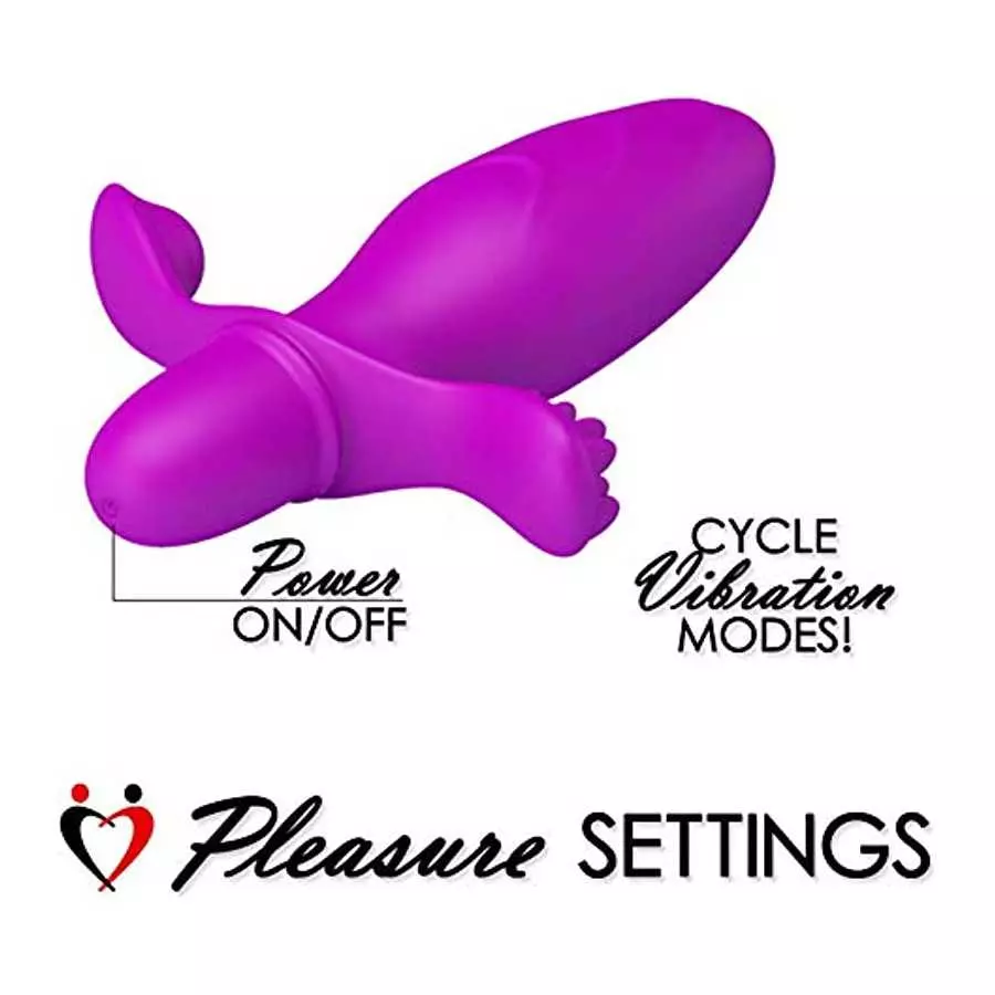LeLuv Anal Plug Vibrator 10 Mode Smooth Silicone