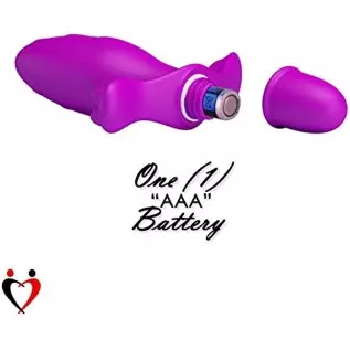 LeLuv Anal Plug Vibrator 10 Mode Smooth Silicone