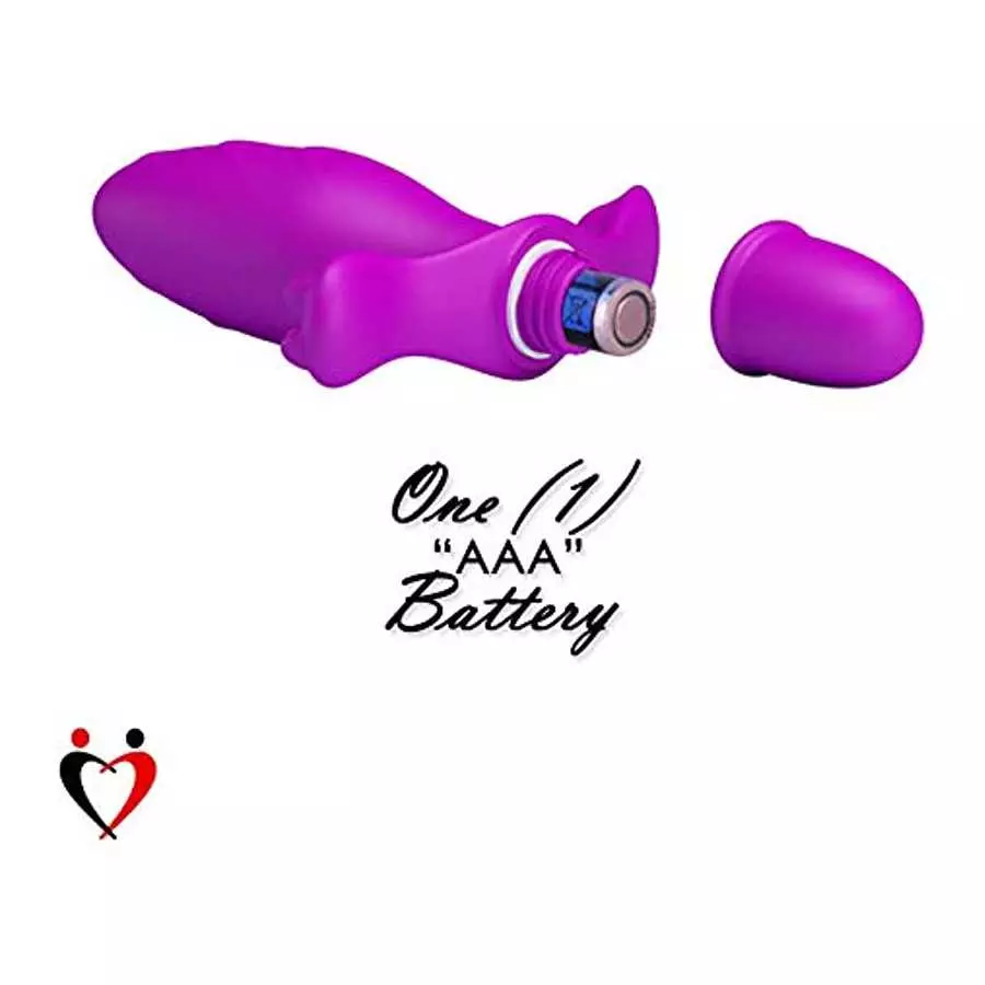 LeLuv Anal Plug Vibrator 10 Mode Smooth Silicone