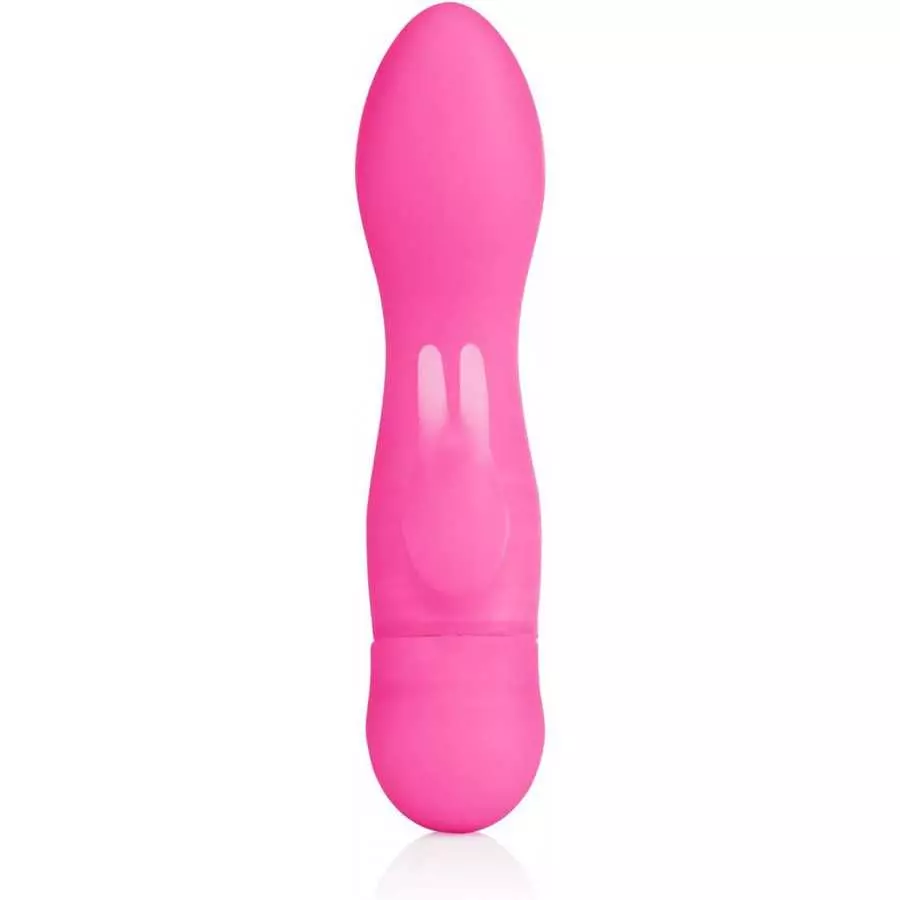 CalExotics Silicone One Touch Jack Rabbit – 10 Function Waterproof Vibrator - Adult Sex Toys for Couples - Clitoral G Spot Massa