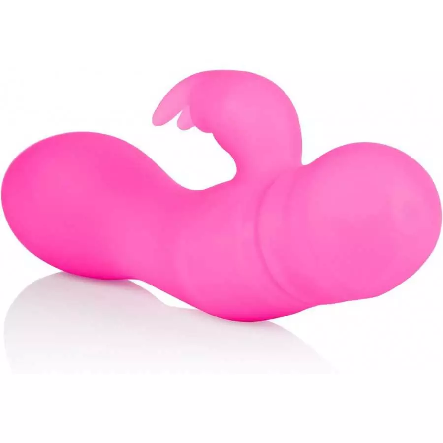 CalExotics Silicone One Touch Jack Rabbit – 10 Function Waterproof Vibrator - Adult Sex Toys for Couples - Clitoral G Spot Massa