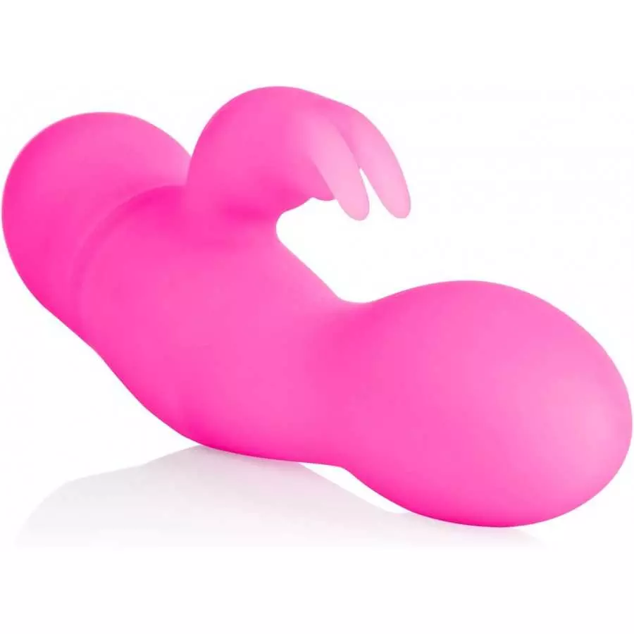 CalExotics Silicone One Touch Jack Rabbit – 10 Function Waterproof Vibrator - Adult Sex Toys for Couples - Clitoral G Spot Massa