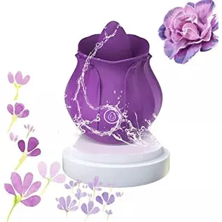 Rose Sex Toy for Women - Woman Pleasure Tongue Licking Mini Clitoral Vibrator Stimulator with 10 Vibrating Pleasure for Clitoris