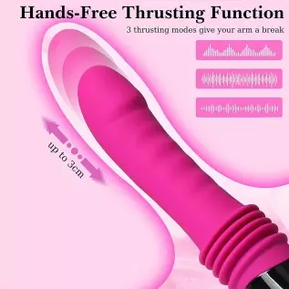 G Spot Dildo Vibrator for Women,10 Vibrations & 3 Thrust with Clitoral Vaginal Anal Stimulation,Waterproof Rechargeable Female V G Spot Dildo Vibrator for Women,10 Vibrations & 3 Thrust with Clitoral Vaginal Anal Stimulation,Waterproof Rechargeable Female V