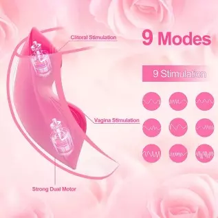 App Remote Control Wearable Panty Clitoral Vibrators, G Spot Butterfly Vibrators with 9 Vibration Massager, Waterproof Magnetic App Remote Control Wearable Panty Clitoral Vibrators, G Spot Butterfly Vibrators with 9 Vibration Massager, Waterproof Magnetic