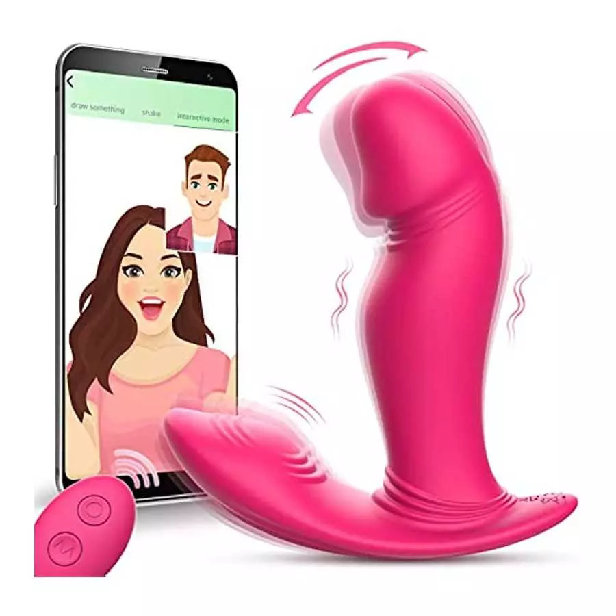 Vibrating & Wiggling Wearable Clitoral G Spot Vibrator for Women, Banenu APP Remote Control Perfect-Fit Butterfly Panty Vibrator Vibrating & Wiggling Wearable Clitoral G Spot Vibrator for Women, Banenu APP Remote Control Perfect-Fit Butterfly Panty Vibrator