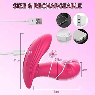 Vibrating & Wiggling Wearable Clitoral G Spot Vibrator for Women, Banenu APP Remote Control Perfect-Fit Butterfly Panty Vibrator Vibrating & Wiggling Wearable Clitoral G Spot Vibrator for Women, Banenu APP Remote Control Perfect-Fit Butterfly Panty Vibrator