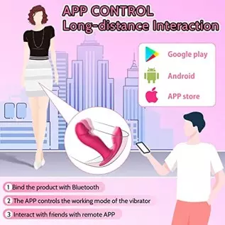 Vibrating & Wiggling Wearable Clitoral G Spot Vibrator for Women, Banenu APP Remote Control Perfect-Fit Butterfly Panty Vibrator Vibrating & Wiggling Wearable Clitoral G Spot Vibrator for Women, Banenu APP Remote Control Perfect-Fit Butterfly Panty Vibrator