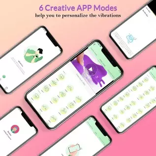 Dual-Action G Spot Vibrator - Boefous Bonnie, Clitoralis Stimulator with Flapping & Vibrating Motion, Remote Control, Butterfly