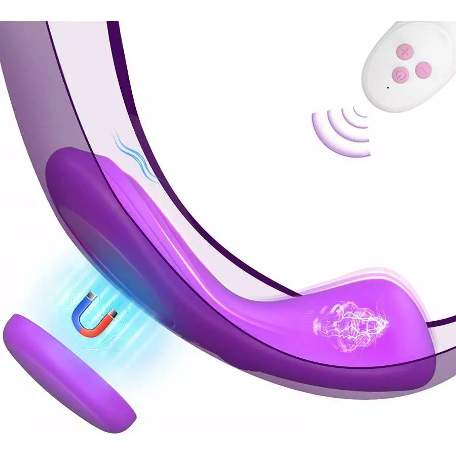 0.09lb Ultra-Thin Wearable Vibrator - LATUNE Ellie, Quiet & Strong Magnet Panty Vibrator with 10 Intense Vibrations for Public P 0.09lb Ultra-Thin Wearable Vibrator - LATUNE Ellie, Quiet & Strong Magnet Panty Vibrator with 10 Intense Vibrations for Public P