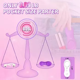 0.09lb Ultra-Thin Wearable Vibrator - LATUNE Ellie, Quiet & Strong Magnet Panty Vibrator with 10 Intense Vibrations for Public P 0.09lb Ultra-Thin Wearable Vibrator - LATUNE Ellie, Quiet & Strong Magnet Panty Vibrator with 10 Intense Vibrations for Public P