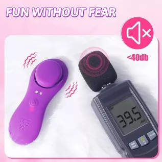 0.09lb Ultra-Thin Wearable Vibrator - LATUNE Ellie, Quiet & Strong Magnet Panty Vibrator with 10 Intense Vibrations for Public P 0.09lb Ultra-Thin Wearable Vibrator - LATUNE Ellie, Quiet & Strong Magnet Panty Vibrator with 10 Intense Vibrations for Public P