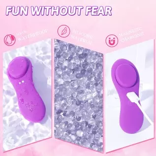 0.09lb Ultra-Thin Wearable Vibrator - LATUNE Ellie, Quiet & Strong Magnet Panty Vibrator with 10 Intense Vibrations for Public P 0.09lb Ultra-Thin Wearable Vibrator - LATUNE Ellie, Quiet & Strong Magnet Panty Vibrator with 10 Intense Vibrations for Public P