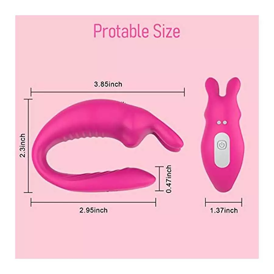 App Remote Control Wearable Clitoral G Spot Vibrator for Women, Panty Couples Vibrator with 12 Vibrations, Dual Vibrating G-spot