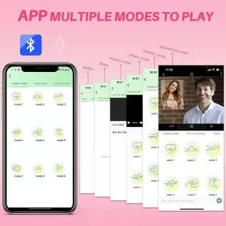 AVXOO Wearable Vibrator, APP Remote Control Panty Vibrator with 10 Licking & Vibrating Modes, Invisible Butterfly Vibrator for V AVXOO Wearable Vibrator, APP Remote Control Panty Vibrator with 10 Licking & Vibrating Modes, Invisible Butterfly Vibrator for V