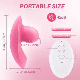 AVXOO Wearable Vibrator, APP Remote Control Panty Vibrator with 10 Licking & Vibrating Modes, Invisible Butterfly Vibrator for V AVXOO Wearable Vibrator, APP Remote Control Panty Vibrator with 10 Licking & Vibrating Modes, Invisible Butterfly Vibrator for V
