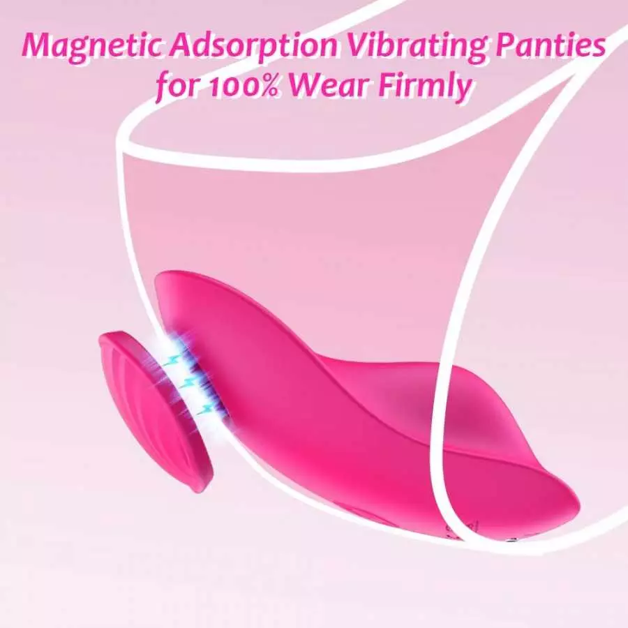 Ultra-Soft Remote Control Wearable Vibrator, MHYNNR Magnetic Vibrating Panties Sex Toys Products Stimulator for Adult Couples Wo