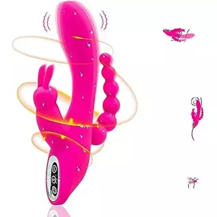 8.6" Thrusting Dildo Vibrator with Vibrating and Heating, Realistic Telescopic Penis for G-spot Stimulation, Wireless Automatic 