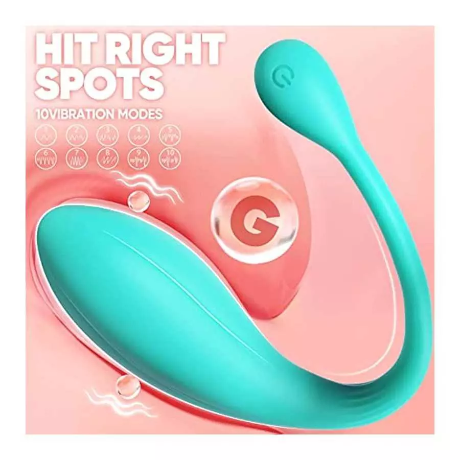 G Spot Couple Vibrator for Women with 10 Vibrations, Waterproof Wearable Panty Adult Toys, Remote Control Bullet Vibrator, Recha