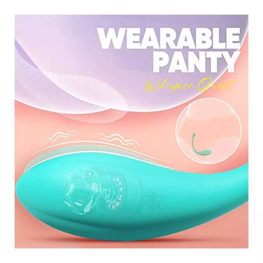 G Spot Couple Vibrator for Women with 10 Vibrations, Waterproof Wearable Panty Adult Toys, Remote Control Bullet Vibrator, Recha