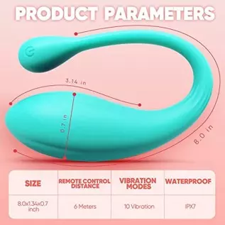 G Spot Couple Vibrator for Women with 10 Vibrations, Waterproof Wearable Panty Adult Toys, Remote Control Bullet Vibrator, Recha G Spot Couple Vibrator for Women with 10 Vibrations, Waterproof Wearable Panty Adult Toys, Remote Control Bullet Vibrator, Recha