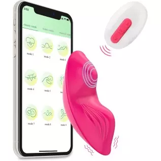App Remote Control Wearable Panty Clitoral Vibrators, G Spot Butterfly Vibrators with 9 Vibration Massager, Waterproof Magnetic 