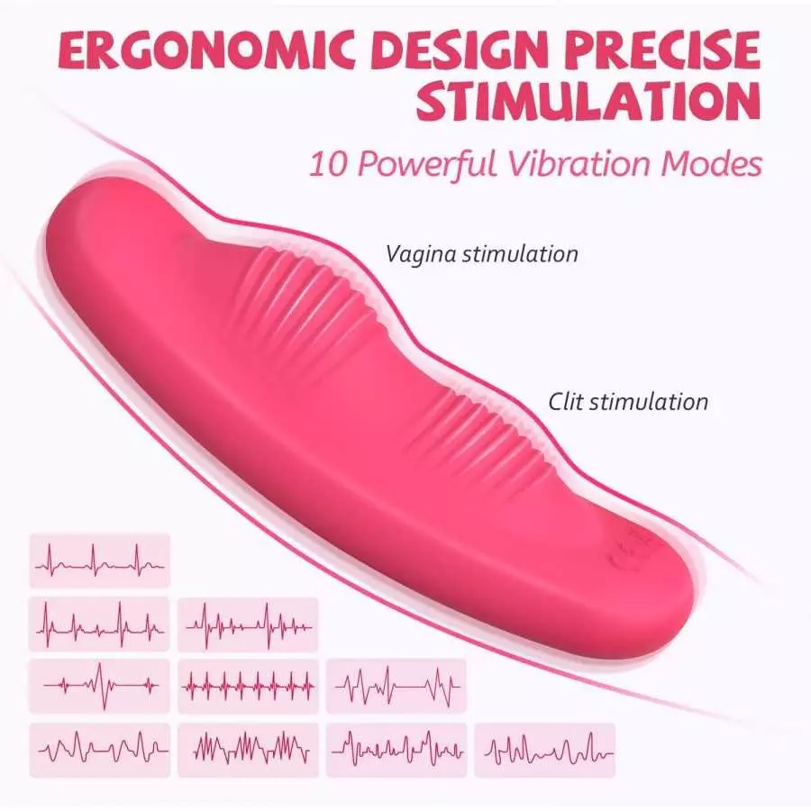Remote Control Vibrator for Panties with Magnetic Clip, Sex Toys Butterfly Vibrators for Women with 10 Vibration Modes, Waterpro
