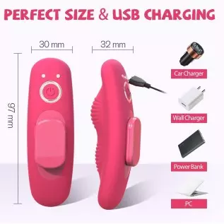 Remote Control Vibrator for Panties with Magnetic Clip, Sex Toys Butterfly Vibrators for Women with 10 Vibration Modes, Waterpro Remote Control Vibrator for Panties with Magnetic Clip, Sex Toys Butterfly Vibrators for Women with 10 Vibration Modes, Waterpro
