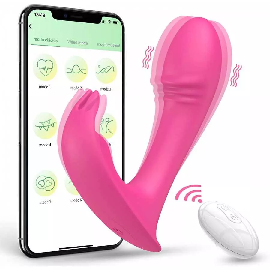 Wearable Panty Vibrator App Remote Control Butterfly Vibrator,Vibrating Panties Rechargeable Rabbit Vibrator with 9 Vibrations S Wearable Panty Vibrator App Remote Control Butterfly Vibrator,Vibrating Panties Rechargeable Rabbit Vibrator with 9 Vibrations S