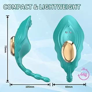 Wearable Clitoral Vibrator Sex Toys for Women, APP Control Invisible Quiet Butterfly Panty Vibrator Sex Stimulator with Magnetic Wearable Clitoral Vibrator Sex Toys for Women, APP Control Invisible Quiet Butterfly Panty Vibrator Sex Stimulator with Magnetic