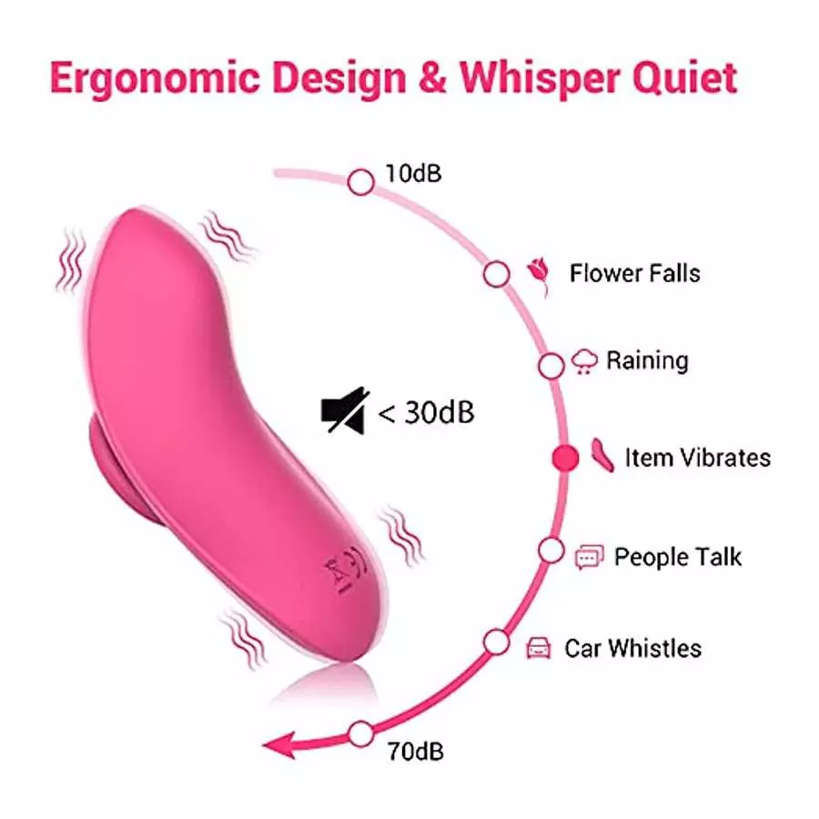 Wearable Panty Vibrator Clitoris and G-Spot Stimulator Mini Vibrating Eggs with Wireless Remote Control 10 Vibration Patterns Si