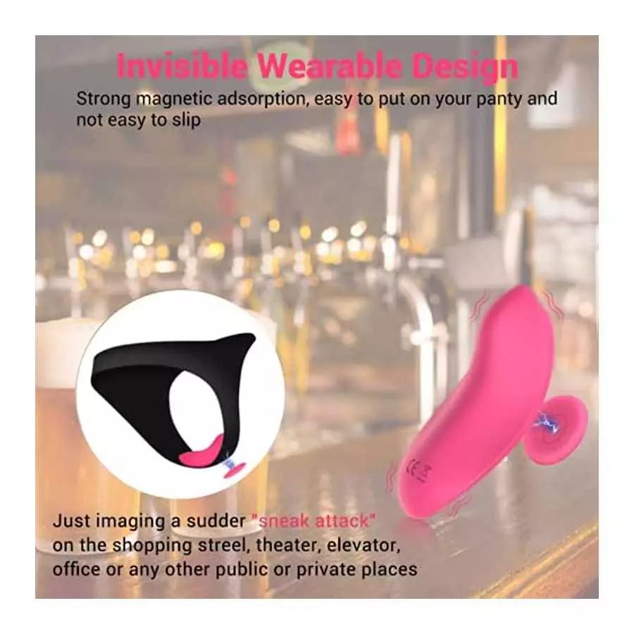 Wearable Panty Vibrator Clitoris and G-Spot Stimulator Mini Vibrating Eggs with Wireless Remote Control 10 Vibration Patterns Si
