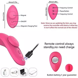 Wearable Panty Vibrator Clitoris and G-Spot Stimulator Mini Vibrating Eggs with Wireless Remote Control 10 Vibration Patterns Si Wearable Panty Vibrator Clitoris and G-Spot Stimulator Mini Vibrating Eggs with Wireless Remote Control 10 Vibration Patterns Si