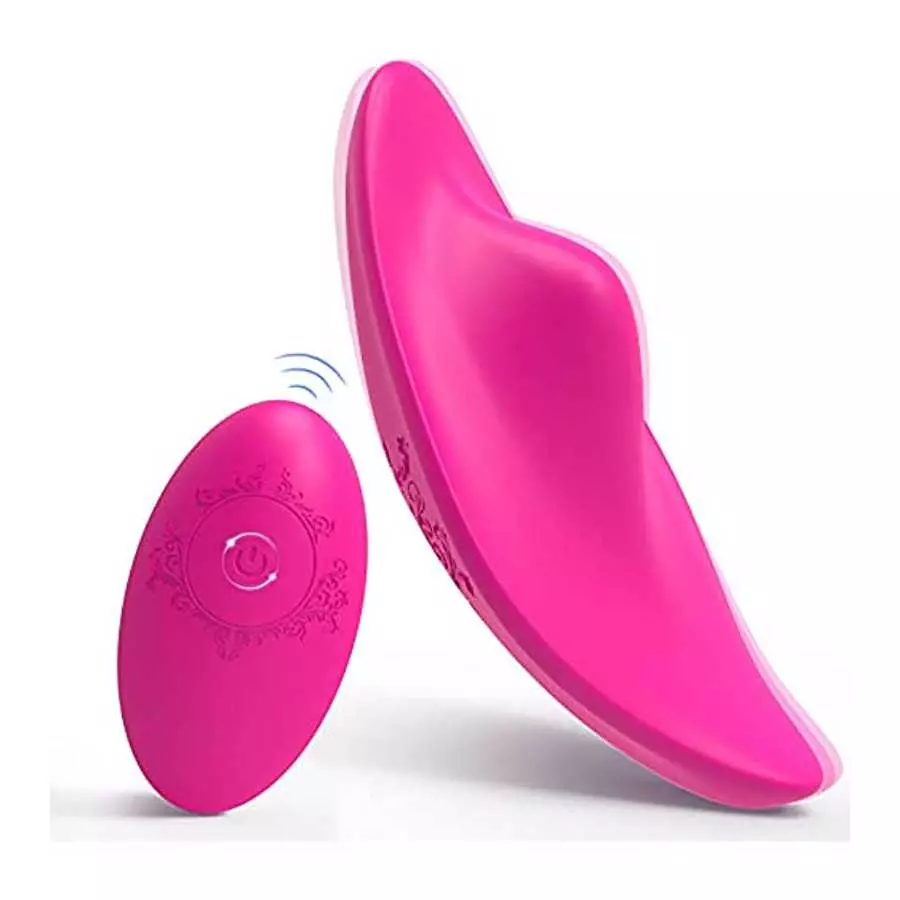 Wearable Panty Clitoral Butterfly Vibrator with Remote Control, Rechargeable Waterproof Panties Vibrator for Women Couples Wearable Panty Clitoral Butterfly Vibrator with Remote Control, Rechargeable Waterproof Panties Vibrator for Women Couples