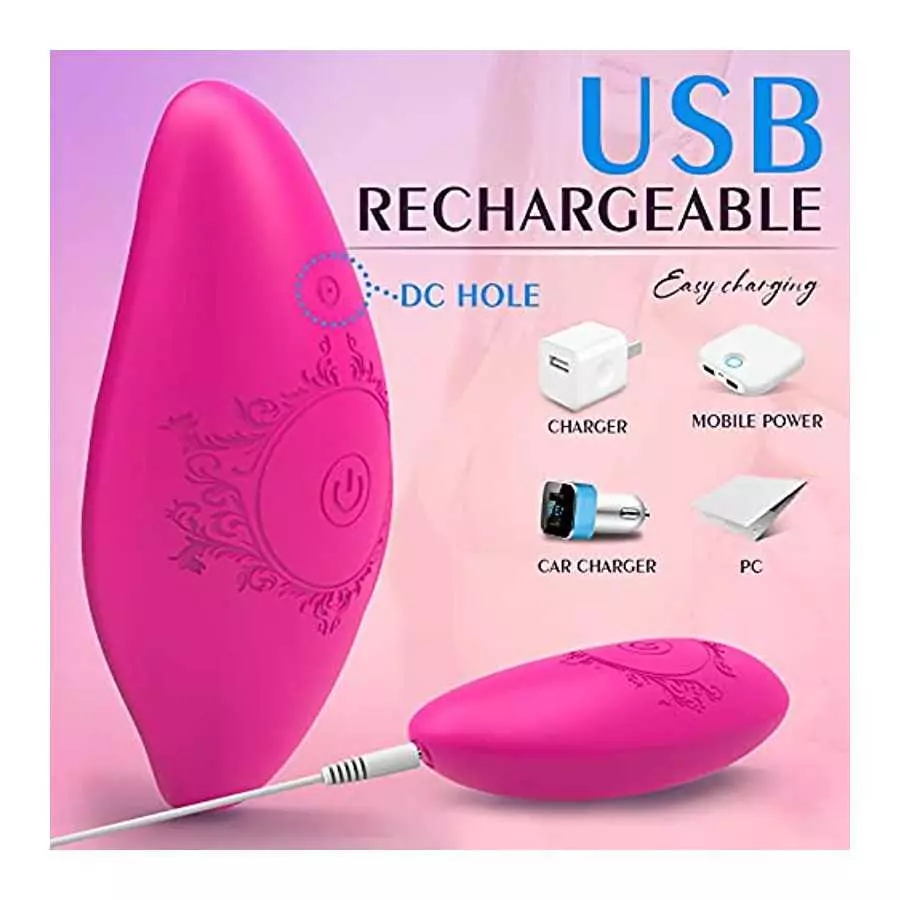 Wearable Panty Clitoral Butterfly Vibrator with Remote Control, Rechargeable Waterproof Panties Vibrator for Women Couples