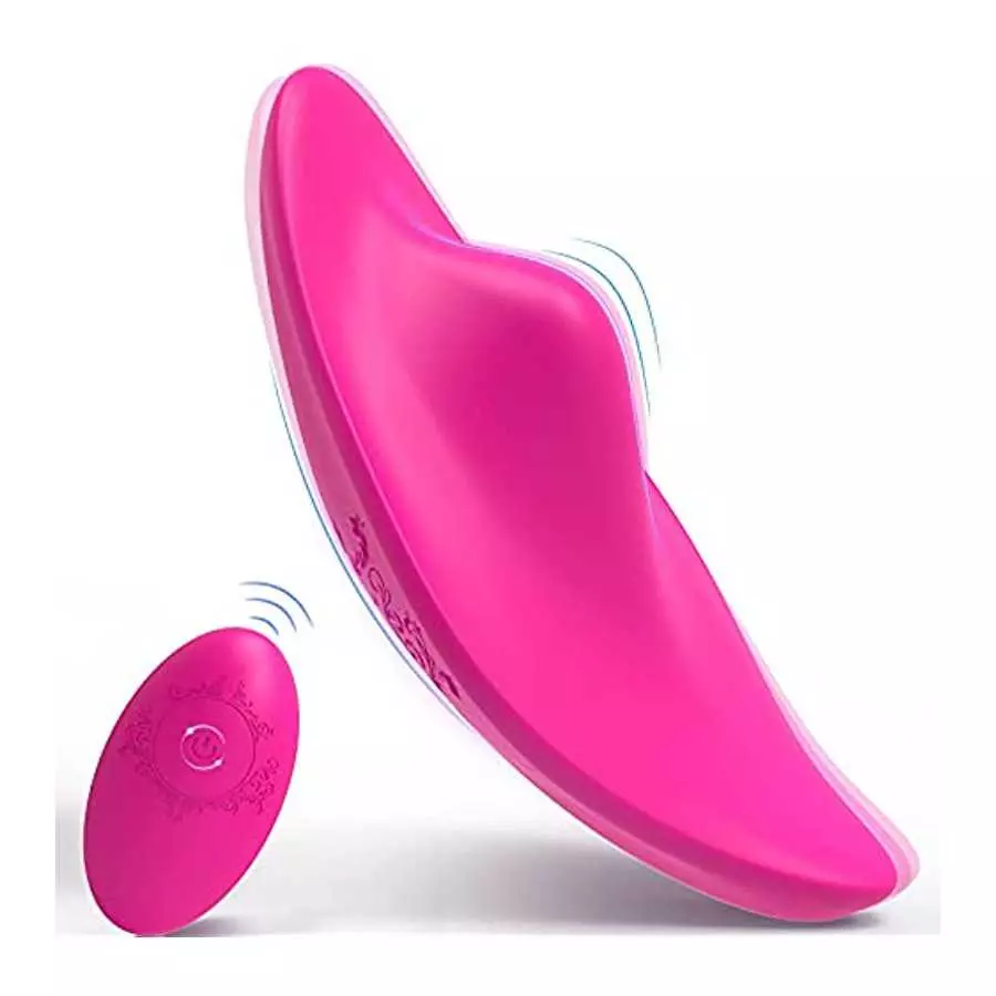 Wearable Panty Clitoral Butterfly Vibrator with Remote Control, Rechargeable Waterproof Panties Vibrator for Women Couples