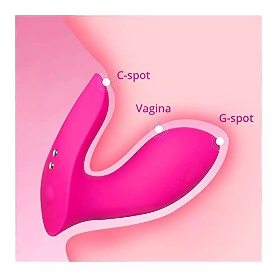 LOVENSE Flexer Wearable Panty Vibrator, App Remote Control Butterfly Vibrator for Women Pleasure, Rechargeable Clitoral G Spot S