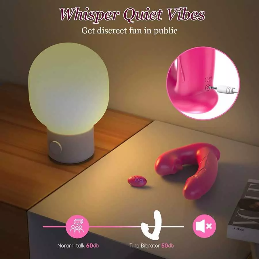 LLMIL G Spot Clitoral Vibrator for Women Remote Control 3 Licking Modes Wearable Vibrator, Butterfly Vibrator with Rose Sex Vagi