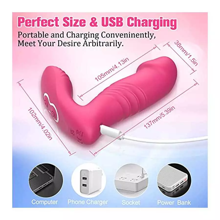 Wearable Vibrator Sex Toys for Women, Clitoral G Spot Panties Vibrator with APP Remote Control, Butterfly Dildo Vibrator Clitora