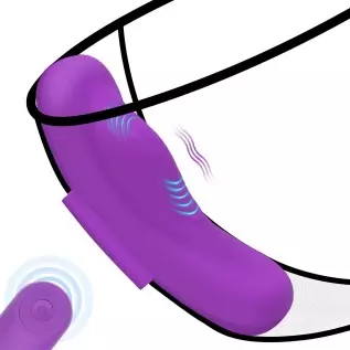 Wearable Vibrator with Magnetic Wings - SEXY SLAVE Daniel Tiny Remote Control Vibrating Panties, 10X Rechargeable Quiet Clitoral