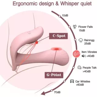 Wearable Panty Vibrator for G Spot Clitoral Stimulation, Remote Control Vibrating Panties with 10 Vibration Modes, Butterfly Sti Wearable Panty Vibrator for G Spot Clitoral Stimulation, Remote Control Vibrating Panties with 10 Vibration Modes, Butterfly Sti