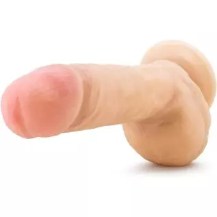 Blush Au Naturel 7 Inch Realistic Sensa Feel Dual Density Flexi Shaft Dildo - Easy to Clean Fragrance Free Suction Cup Harness C Blush Au Naturel 7 Inch Realistic Sensa Feel Dual Density Flexi Shaft Dildo - Easy to Clean Fragrance Free Suction Cup Harness C