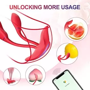 Rose Sex Toys for Women App Controlled Wearable Panty Vibrators Pistil Vibrating Panties Adult Toys, G Spot Butterfly Vibrator C Rose Sex Toys for Women App Controlled Wearable Panty Vibrators Pistil Vibrating Panties Adult Toys, G Spot Butterfly Vibrator C