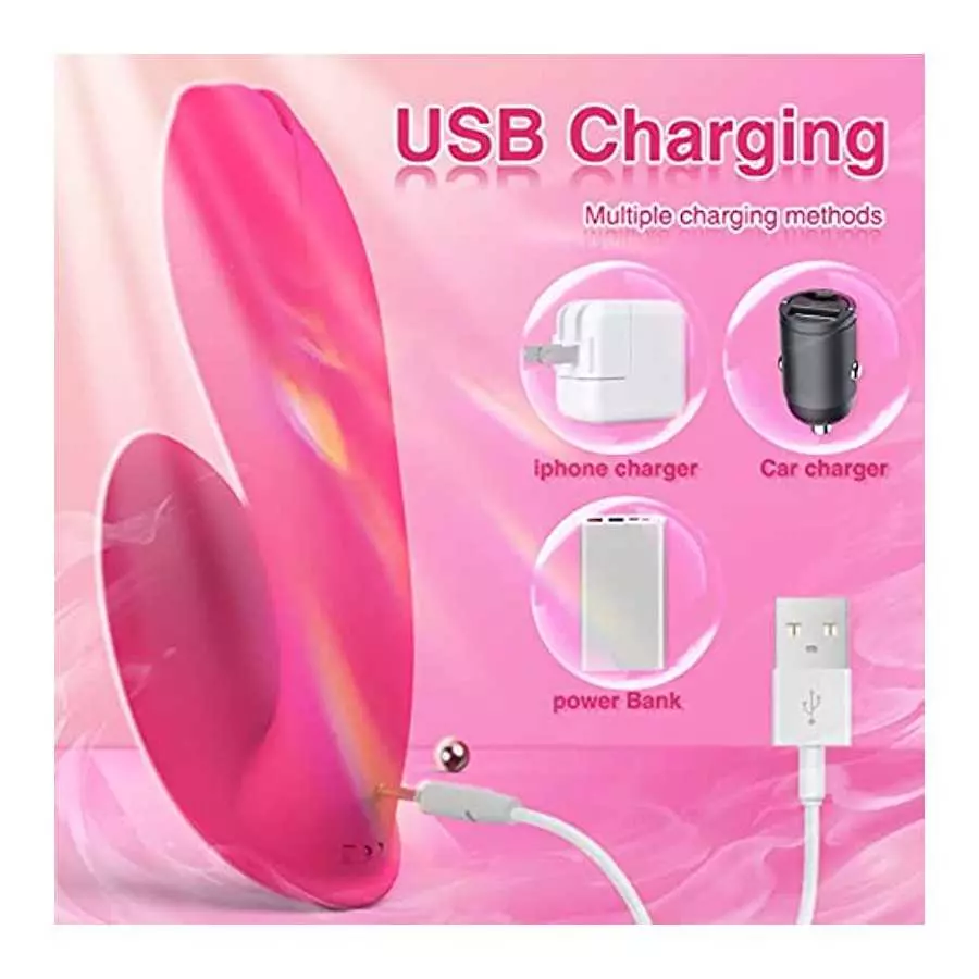 Adult Sex Toys for Women Couples-Butterfly Wearable Panty Vibrator for Women Sex Toys, 9 Modes G Spot Clitoral Stimulation Dildo