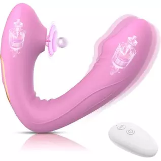 Sex Toys for Couples, Clitoral G Spot Vibrator for Women Pleasure, Remote Wearable Panty Vibrator Dual Stimulation Dildo with 10